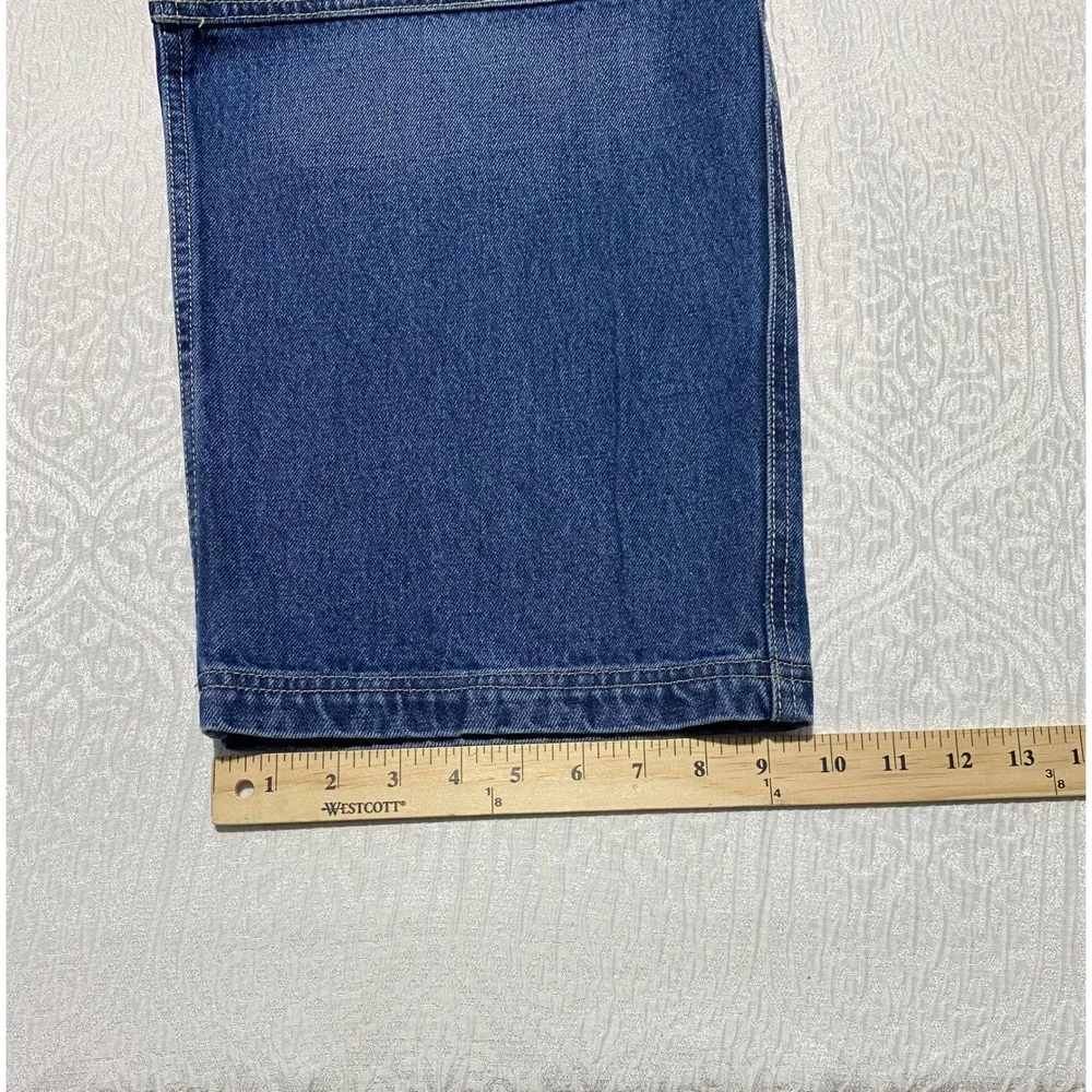 Vintage Brooklyn Xpress Jeans Men's 40x34 Blue Wide Leg‎ Carpenter Denim Y2K